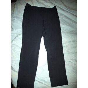 White House Black Market Womens Size 2 Black Trouser Dress Pants Business Casual